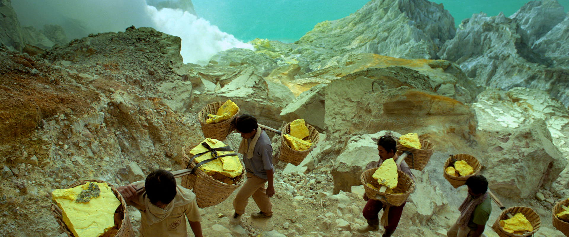 Kawah Ijen Sulfur Mine, Java