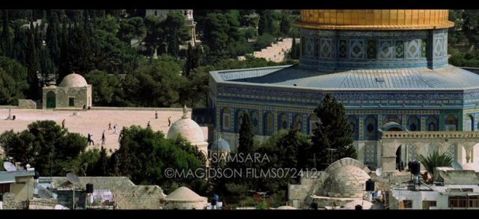Clip of Lisa Gerrard vocals over footage of Jerusalem in SAMSARA